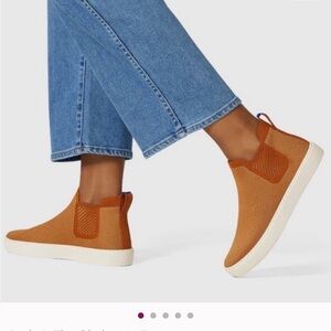 Rothy's Women’s The Chelsea Pull On Ankle Bootie in Fawn